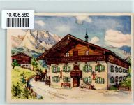 56357 W5429 Rettert - Landpoststempel Bauernhaus in Oberbayern