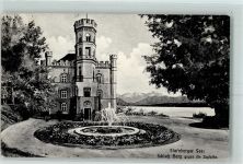 82319 W8130 Starnberg - Schloß Berg Springbrunnen
