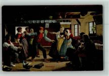 Blindekuh Spiele - Vincents Kunstforlag Nationalserie 114/1 AK Trachten Dänemark