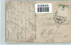 Fotoverlag L.J. + F.F. - Serie 3418-4 "Der erste Kuss" AK Poesie 1914
