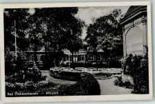 06556 O4730 Bad Frankenhausen ,Kyffhäuser Foto AK Kurpark