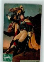Gemälde - Cuirassier blesst, par Gericault - Schlacht Militärgeschichte Künstler Künstlerkarte