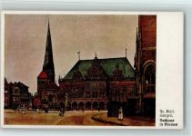 W2800 Bremen sign Kallmorgen - gute Erhaltung AK Voigtländer Künstlerkarte