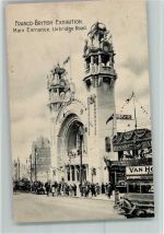 Franco-British Exhibition 1908 - Entrance AK Ausstellung