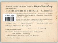 69509 W6942 Bonsweiher KEINE AK Gasthaus Zum Linnenberg Innenansichten