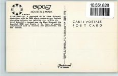 Ausstellung - Expo 1967 - Theater, sehr gute Erhaltung AK