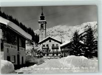 11020 Gressoney La Trinite' - Entrata al paese Monte Rosa Winter