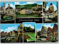 71083 W7033 Herrenberg im Gäu - Stadtansicht Reformhaus Schwimmbad
