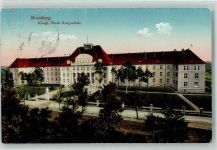 Bromberg Bydgoszcz 1916 Gebrauchsspuren Königl. Preuß. Kriegsschule