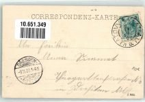 Klatovy Klattau 1902 Gebrauchsspuren