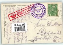Fischerhütte 1914 Winter im Winter Hüttenstempel Stempel Überprüft
