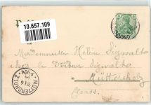76593 W7562 Gernsbach 1904 Lithographie Schloss Eberstein