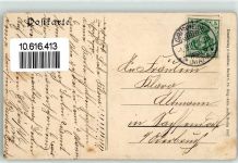 15537 O1252 Grünheide , Mark 1907 - Werlsee Villen Ruderboot