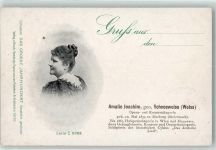 Das Grosse Jahrhundert Serie C Nr. 62 Amalie Joachim Oper Serie 1900