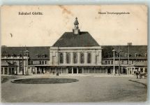 02826 O8900 Görlitz , Neiße Gebrauchsspuren Bahnhof Neues Empfangsgebäude