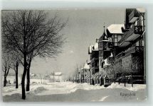 78126 W7744 Königsfeld im Schwarzwald Winter Villenstraße im Schnee
