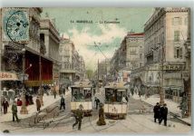 13000 Marseille - Straßenbahn La Cannebiere