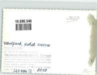 77709 W7620 Wolfach FOTO KEINE AK Hotel Krone Ort handschriftlich