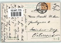 St. Petersburg Petrograd 1910 - Akademie des Arts Straßenbahn