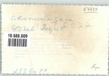 78048 W7730 Schwenningen am Neckar FOTO KEINE AK Hotel Royal Ort handschriftlich
