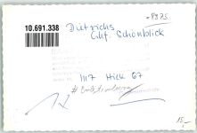 87538 W8975 Bolsterlang FOTO KEINE AK Gasthaus Schönblick Gaststube Ort handschriftlich