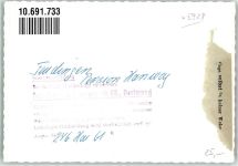 57334 W5928 Feudingen , Kr Wittgenstein FOTO KEINE AK Pension Hanweg Ort handschriftlich