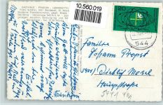 56729 W5441 Waldesch , Eifel Gebrauchsspuren Gesamtansicht Gasthaus Pension Franz Schäfer Ortsansicht 3-Bildaufnahme