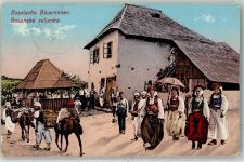 Bosnische Bäuerinnen Tracht Trachten Bosnien-Herzegowina 1913 Gebrauchsspuren
