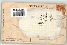 5411 Zeeland Gebrauchsspuren Hundekarren Tracht Windmühle