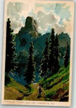 W8107 Ettal Ettaler Mandl Zieher, Ottmar Nr. 2500 Diemer, Z. 1900 Künstlerkarte