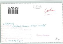 94249 W8373 Bodenmais FOTO KEINE AK Gasthaus Waldeck Ort handschriftlich