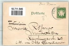 W8137 Berg , Starnberger See Zieher, Ottmar Nr. 1941 Schloss Berg Ludwig II Diemer, Z. Künstlerkarte