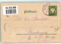 84503 W8262 Altötting 1899 Lithographie Gnadenmutter Prozession