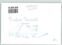 87538 W8975 Fischen i. Allgäu FOTO KEINE AK Hotel Tanneck Ort handschriftlich