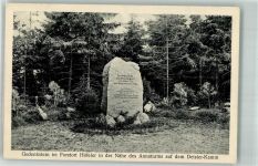 31848 W3252 Bad Münder am Deister 1931 Foto AK Denkmal Gedenkstein Forstort Höfeler