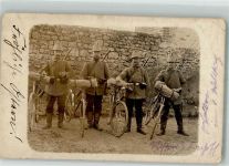 Marle Fahrrad Mobile Etappe in Marle Deutsches Heer WK I 1915 Gebrauchsspuren