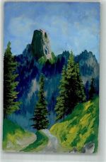 Berglandschaft Handgemacht