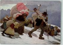 Nr. 2 Verlag Bine Walch , die Heimatlosen Flüchtlinge in Tirol Walch, Th. Künstlerkarte
