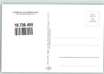 59964 W5789 Deifeld Foto AK Heidehaus Zur Heidekönigin Garten