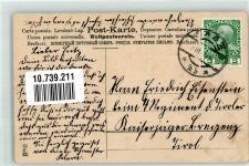 Segelboot aus Rosenblüten Blütenbild 1910 Prägedruck