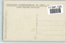 Le Provinces Belges 1930, offiz. AK Ausstellung