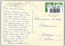W3550 Marburg Eingang Landgericht ca 1960 AK Gericht