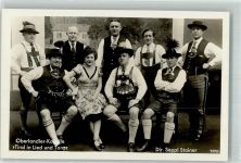 Oberlandler Kapelle Trachten Verlag Gebr. Garloff 49913 Volksmusik Foto AK