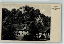 47533 W4190 Kleve , Niederrhein - Hönnetal Burg Klusenstein mit Mühle