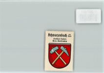95131 W8678 Schwarzenbach a Wald - Vignette Wappen Kaffee Hag ca 1920-1940