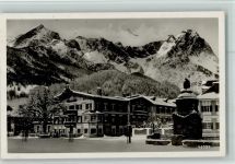 82467 W8100 Garmisch - Clausing's Posthotel Winteraufnahme