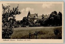 75334 W7541 Schwann - Schulhaus mit Kirche