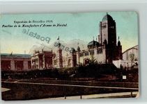 Brüssel Exposition 1910 - Pavillon de la Manufacture d `Armes de Herstal Ausstellung