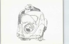 Aus der Serie "Spaß am VW" - Comic - Humor - Volkswagen 1984 AK VW