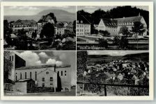 91757 W8830 Treuchtlingen - Schloß Städt. Krankenhaus Marienkirche Gesamtansicht 4-Bildaufnahme Foto Gebhardt